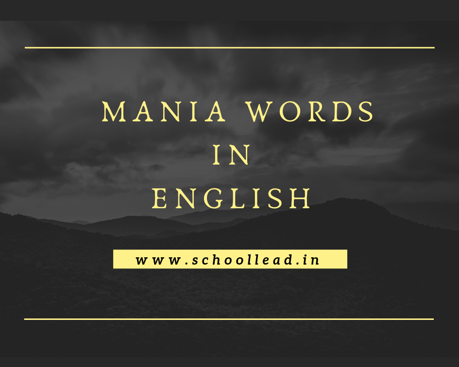 Mania Words in English