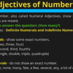 Adjectives of Number