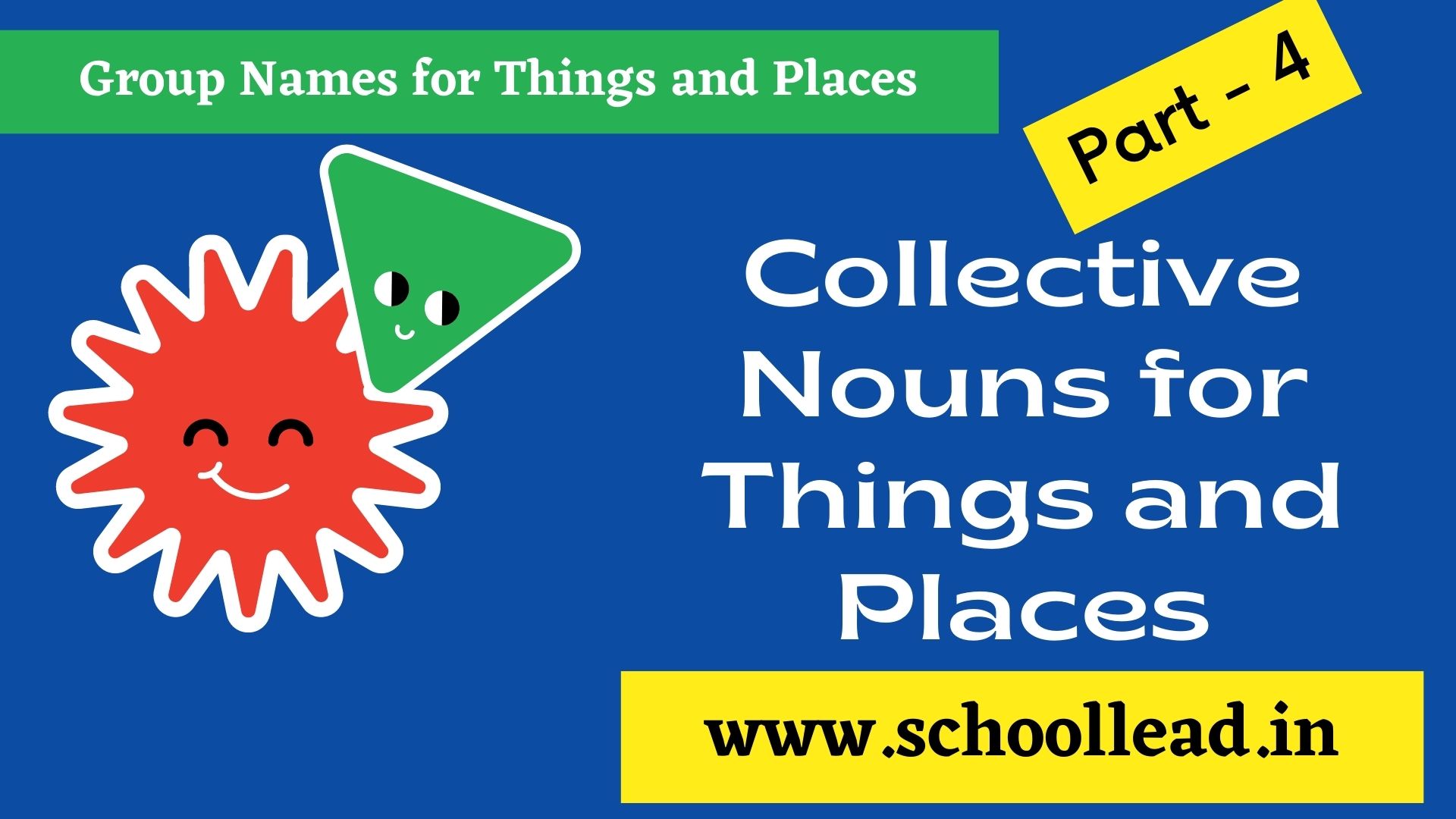 Collective Nouns for Things and Places