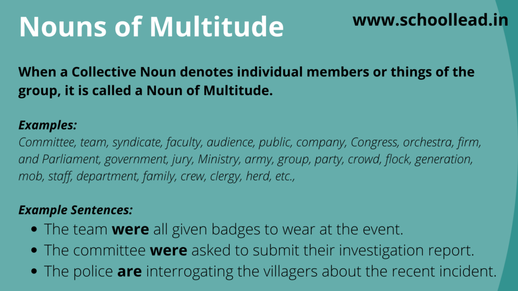 Nouns of Multitude