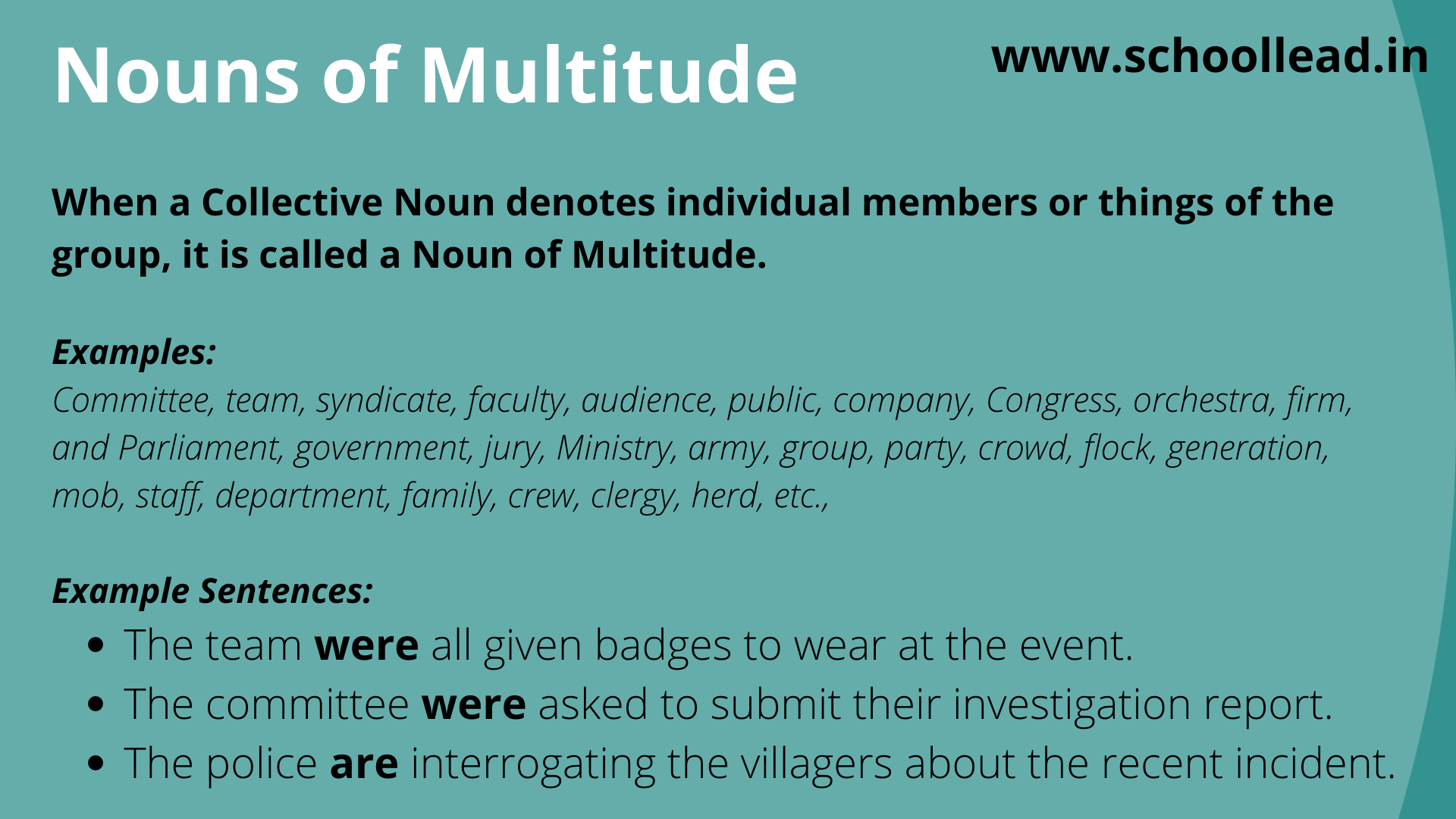 Nouns of Multitude