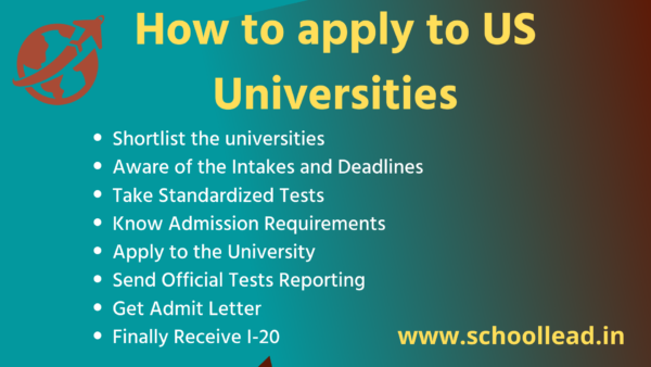 How To Apply To US Universities Study Abroad School Lead